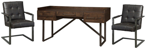 Starmore Home Office Desk with 2 Chairs - Faith Furniture (Manhattan, KS)