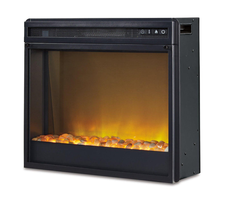 Wildenauer 76" TV Stand with Electric Fireplace - Faith Furniture (Manhattan, KS)