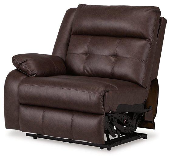 Punch Up Power Reclining Sectional Loveseat with Console - Faith Furniture (Manhattan, KS)