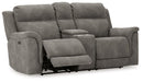 Next-Gen DuraPella Power Reclining Loveseat with Console - Faith Furniture (Manhattan, KS)