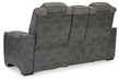 Next-Gen DuraPella Power Reclining Loveseat with Console - Faith Furniture (Manhattan, KS)