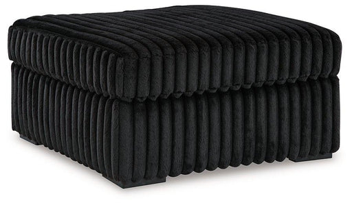 Midnight-Madness Oversized Accent Ottoman - Faith Furniture (Manhattan, KS)