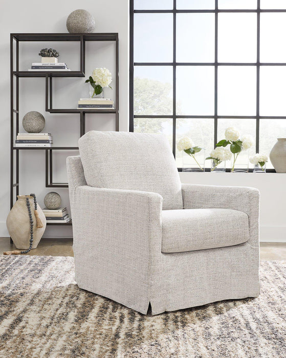 Nenana Next-Gen Nuvella Swivel Glider Accent Chair - Faith Furniture (Manhattan, KS)