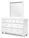 Fortman Dresser and Mirror - Faith Furniture (Manhattan, KS)