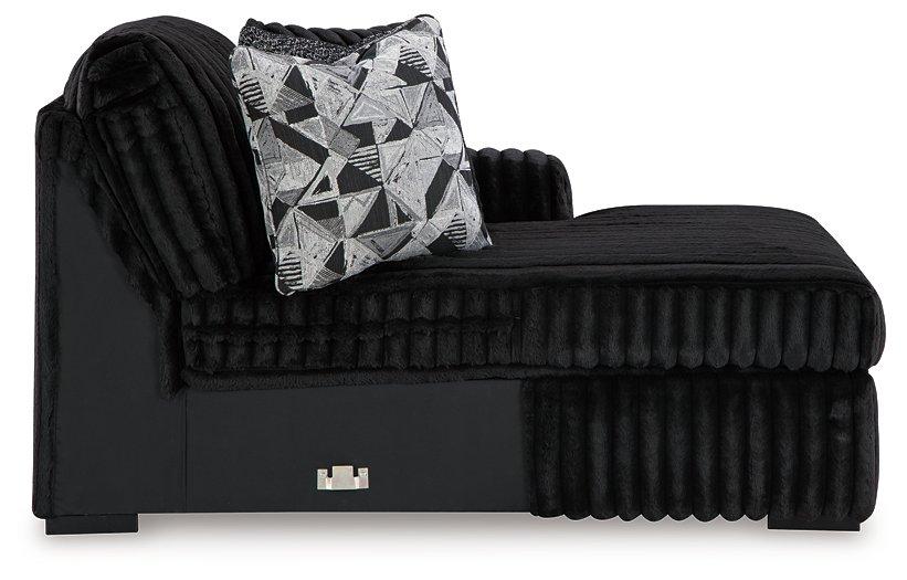 Midnight-Madness Sectional Sofa with Chaise - Faith Furniture (Manhattan, KS)