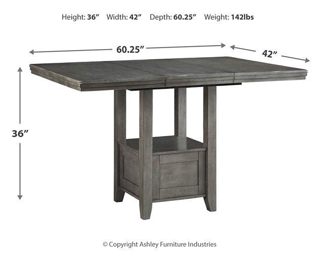 Hallanden Counter Height Dining Room Set - Faith Furniture (Manhattan, KS)