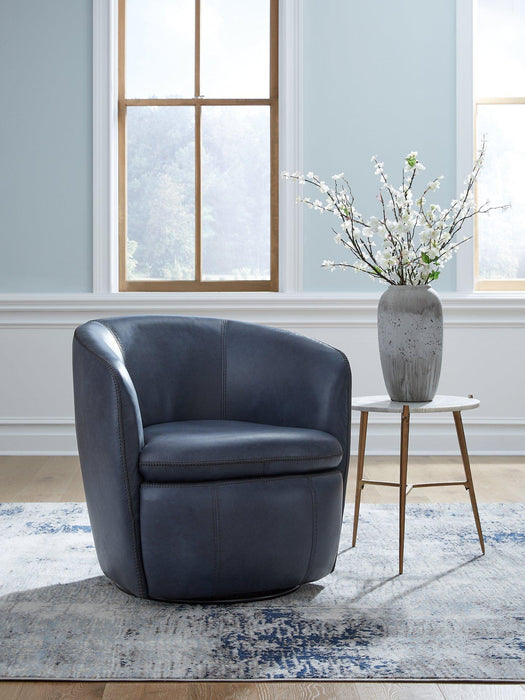 Kierreys Swivel Accent Chair - Faith Furniture (Manhattan, KS)