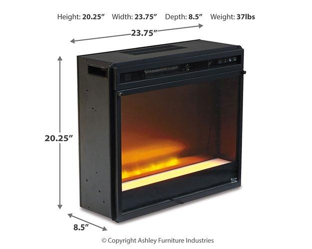 Wildenauer 76" TV Stand with Electric Fireplace - Faith Furniture (Manhattan, KS)