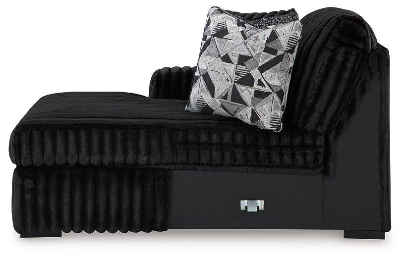 Midnight-Madness Sectional Sofa with Chaise - Faith Furniture (Manhattan, KS)