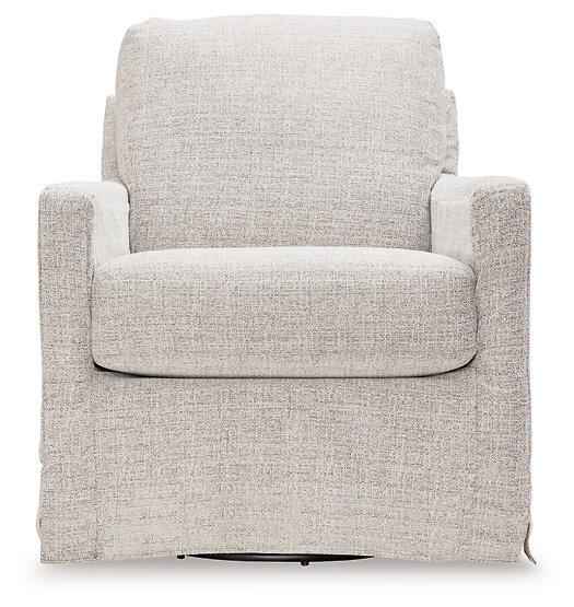 Nenana Next-Gen Nuvella Swivel Glider Accent Chair - Faith Furniture (Manhattan, KS)
