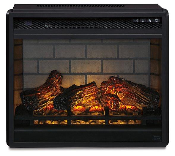 Wildenauer 76" TV Stand with Electric Fireplace - Faith Furniture (Manhattan, KS)