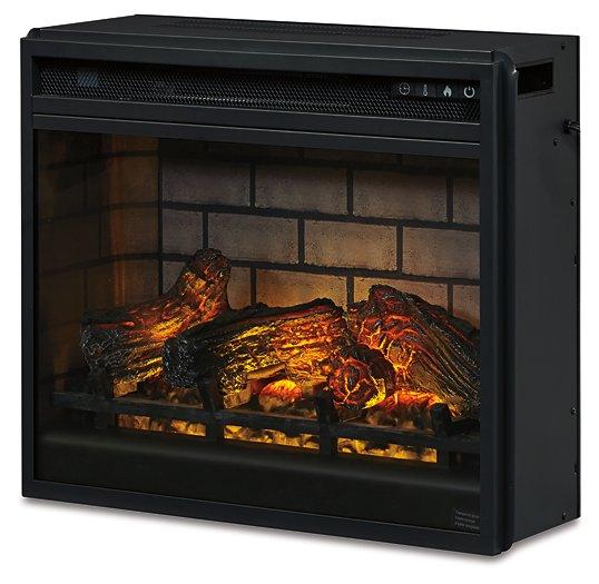 Wildenauer 76" TV Stand with Electric Fireplace - Faith Furniture (Manhattan, KS)