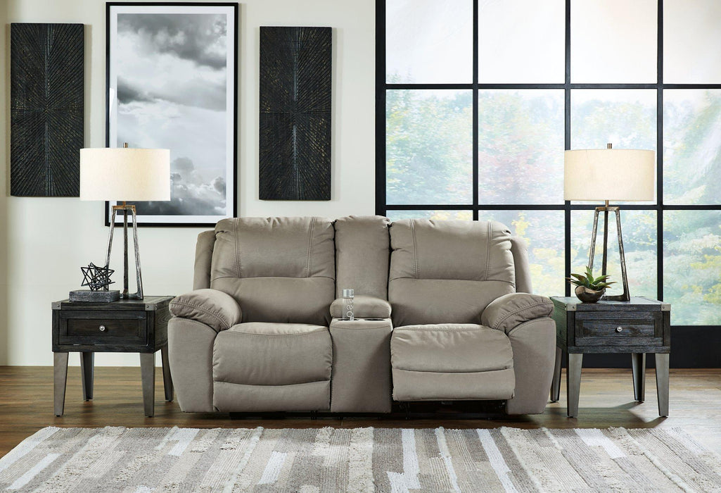 Next-Gen Gaucho Reclining Loveseat with Console - Faith Furniture (Manhattan, KS)