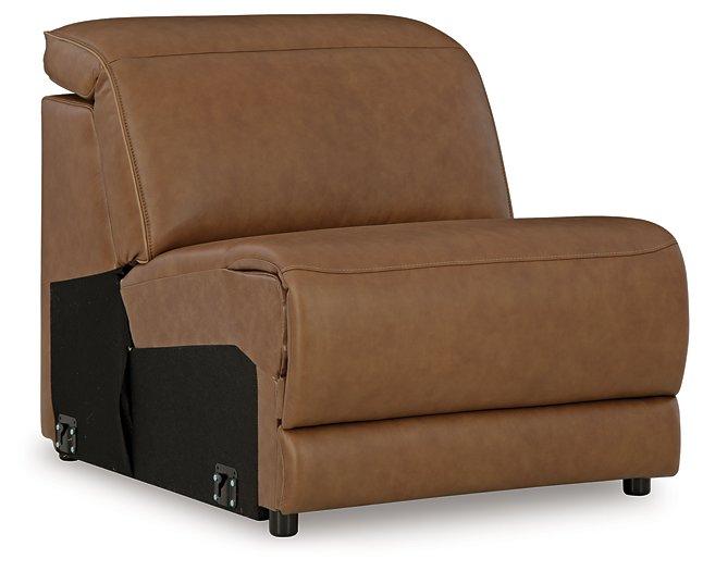 Magic Man Power Reclining Sectional with Console - Faith Furniture (Manhattan, KS)