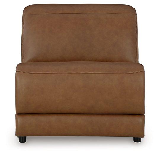 Magic Man Power Reclining Sectional with Console - Faith Furniture (Manhattan, KS)