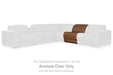Magic Man Power Reclining Sectional with Console - Faith Furniture (Manhattan, KS)