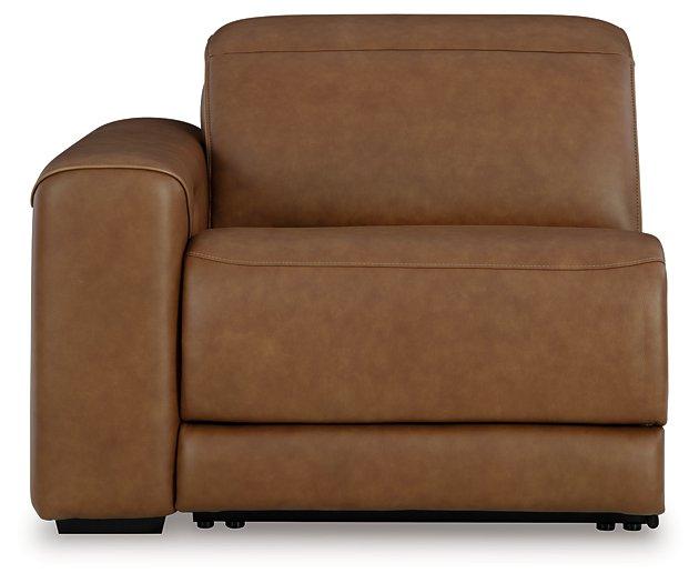 Magic Man Power Reclining Sectional Loveseat with Console - Faith Furniture (Manhattan, KS)