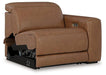 Magic Man Power Reclining Sectional Loveseat with Console - Faith Furniture (Manhattan, KS)