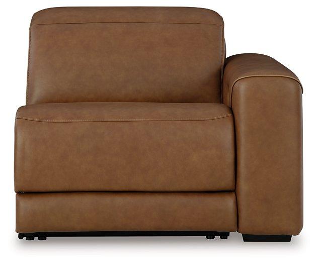 Magic Man Power Reclining Sectional with Console - Faith Furniture (Manhattan, KS)