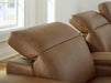 Magic Man Power Reclining Sectional Loveseat with Console - Faith Furniture (Manhattan, KS)