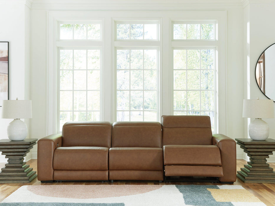 Magic Man Power Reclining Sectional Sofa - Faith Furniture (Manhattan, KS)