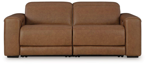 Magic Man Power Reclining Sectional Loveseat - Faith Furniture (Manhattan, KS)