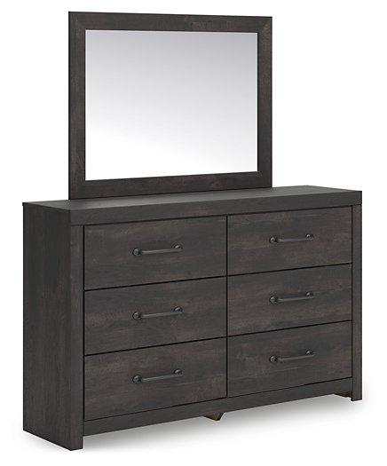 Hollivern Dresser and Mirror - Faith Furniture (Manhattan, KS)