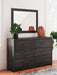 Hollivern Dresser and Mirror - Faith Furniture (Manhattan, KS)