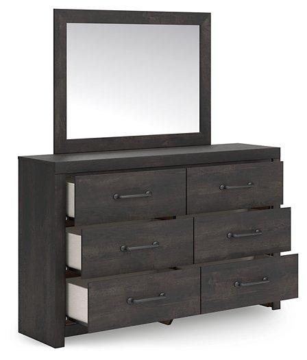Hollivern Dresser and Mirror - Faith Furniture (Manhattan, KS)
