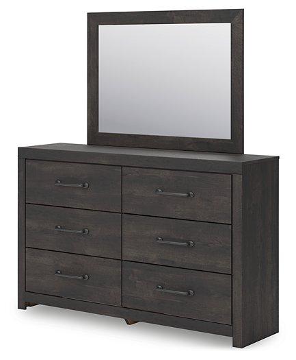 Hollivern Dresser and Mirror - Faith Furniture (Manhattan, KS)