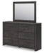 Hollivern Dresser and Mirror - Faith Furniture (Manhattan, KS)