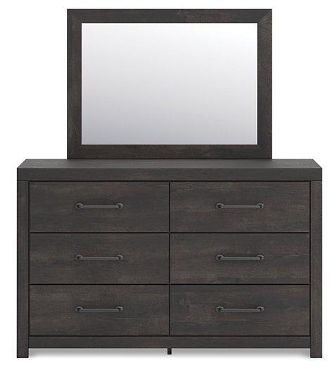 Hollivern Dresser and Mirror - Faith Furniture (Manhattan, KS)