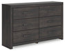 Hollivern Dresser and Mirror - Faith Furniture (Manhattan, KS)