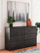 Hollivern Dresser and Mirror - Faith Furniture (Manhattan, KS)