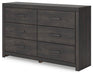 Hollivern Dresser and Mirror - Faith Furniture (Manhattan, KS)