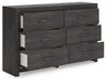 Hollivern Dresser and Mirror - Faith Furniture (Manhattan, KS)
