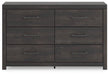 Hollivern Dresser and Mirror - Faith Furniture (Manhattan, KS)