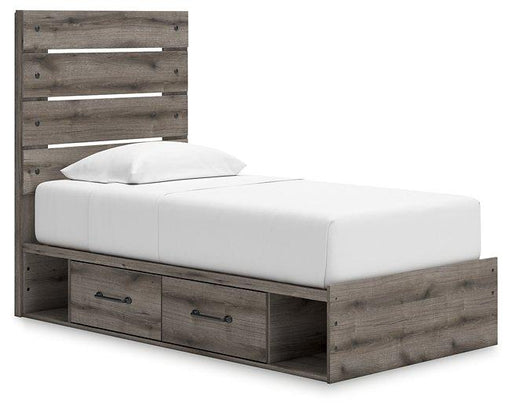 Graystorm Bed with Storage - Faith Furniture (Manhattan, KS)