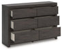Fraluna Dresser and Mirror - Faith Furniture (Manhattan, KS)
