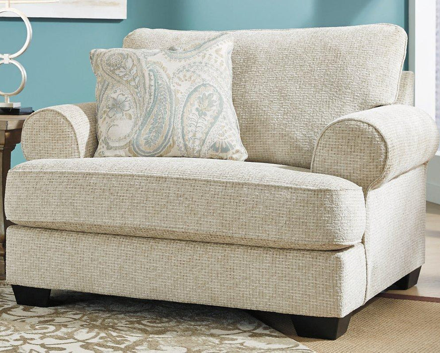Monaghan Oversized Chair and Ottoman - Faith Furniture (Manhattan, KS)