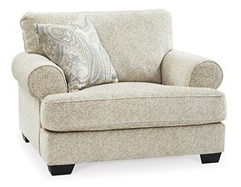 Monaghan Oversized Chair and Ottoman - Faith Furniture (Manhattan, KS)
