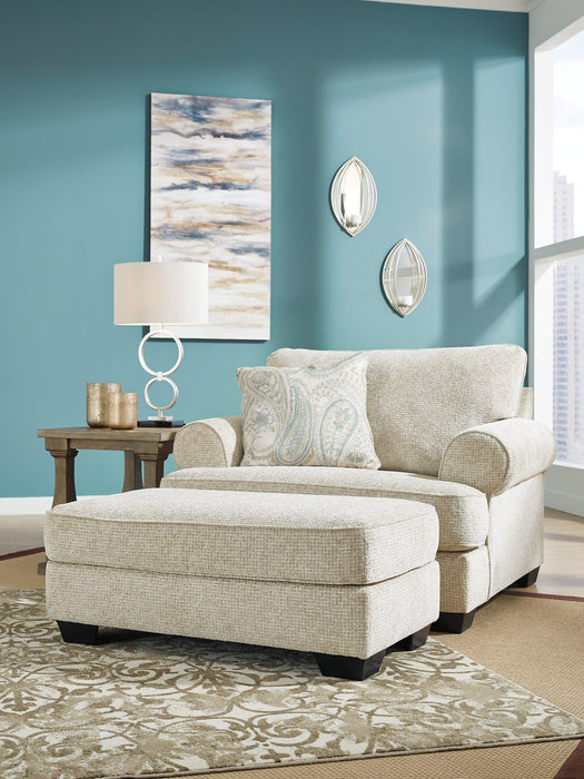 Monaghan Oversized Chair and Ottoman - Faith Furniture (Manhattan, KS)