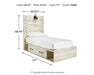 Cambeck Bed with 2 Storage Drawers - Faith Furniture (Manhattan, KS)