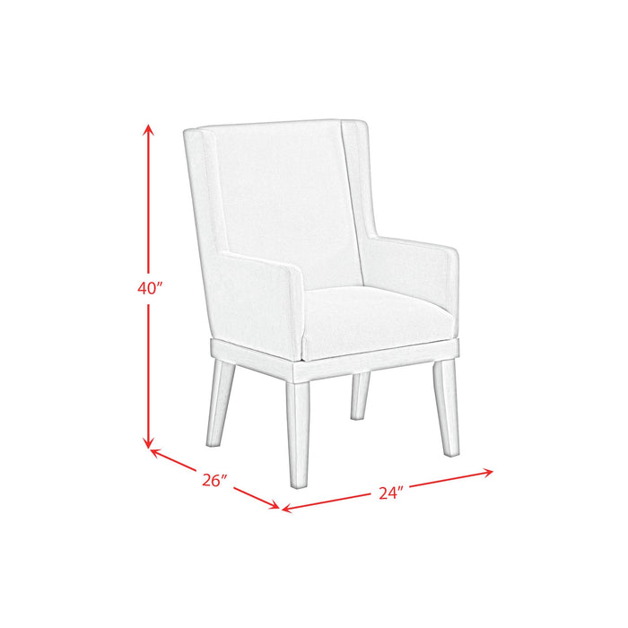 Avalanche Standard Height Dining Set in Antique White-Table and Four Chairs - Faith Furniture (Manhattan, KS)