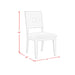 Avalanche Dining Side Chair in Antique White (2 Per Carton) - Faith Furniture (Manhattan, KS)