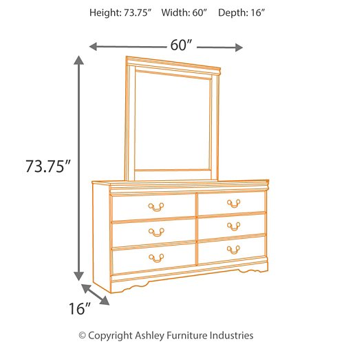 Huey Vineyard Dresser and Mirror - Faith Furniture (Manhattan, KS)