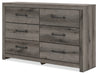 Graystorm Dresser and Mirror - Faith Furniture (Manhattan, KS)