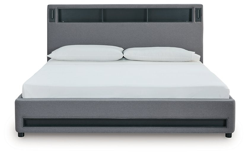 Verishaw Upholstered Bed - Faith Furniture (Manhattan, KS)