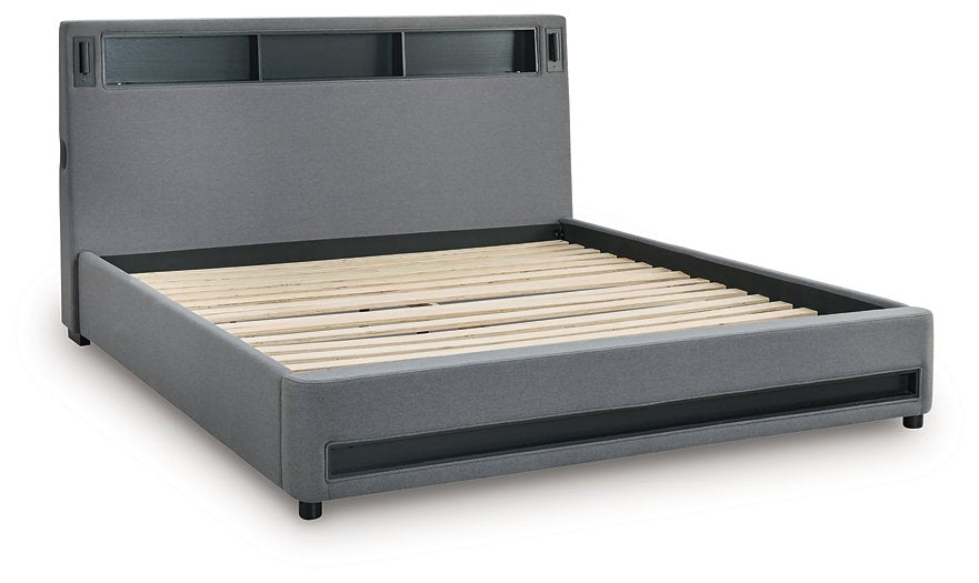 Verishaw Upholstered Bed - Faith Furniture (Manhattan, KS)