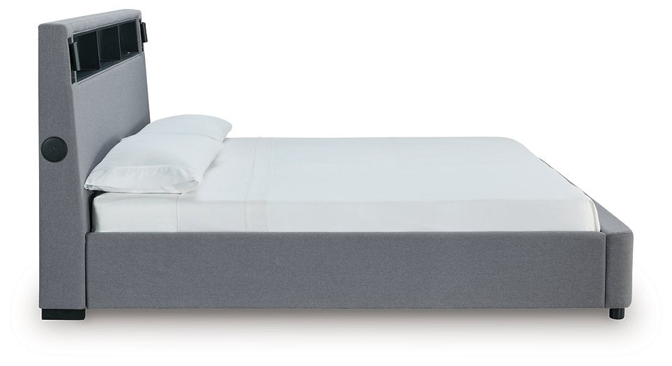 Verishaw Upholstered Bed - Faith Furniture (Manhattan, KS)
